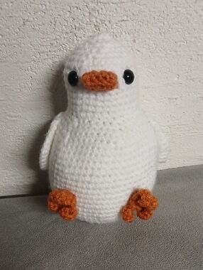 Handmade Crochet Duck Plush Stuffed Animal